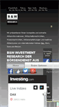 Mobile Screenshot of bwinvestment.de